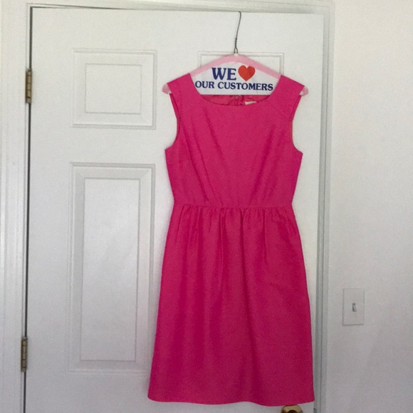 J.Crew Hot Pink Dress - Picture 1 of 2